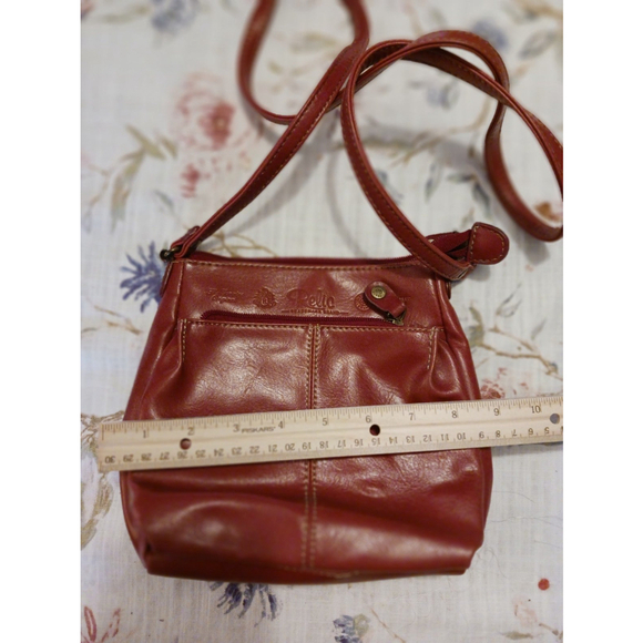 Relic Red Leather Crossbody Bag - Picture 5 of 5